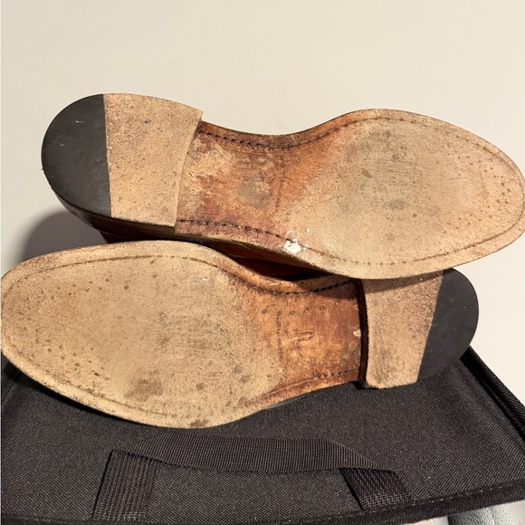 Pre-owned Men's Frye leather cognac Chukka boots, size 10! - Picture 6 of 14